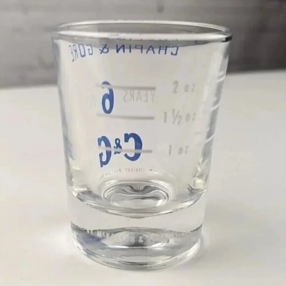Vintage Chapin & Gore 6yr Whiskey Shot Glass